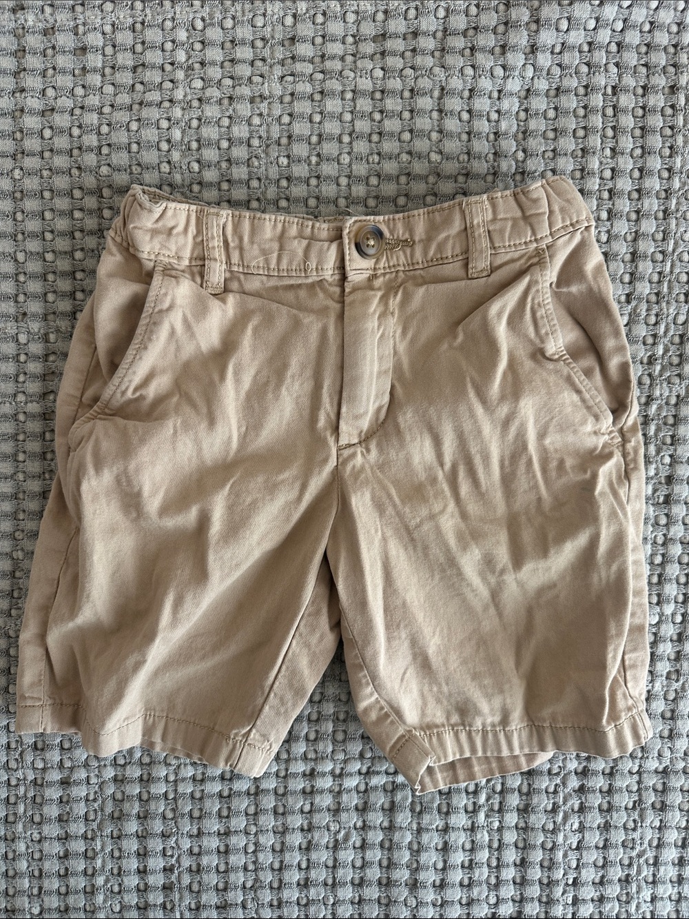 H&M kids Casual Khaki Cotton Shorts - adjustable waistband